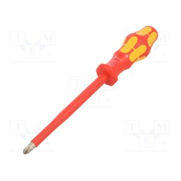 1 pcs x WERA - 5006166001 - Screwdriver, insulated, Pozidriv®, PZ3, Blade length: 150mm