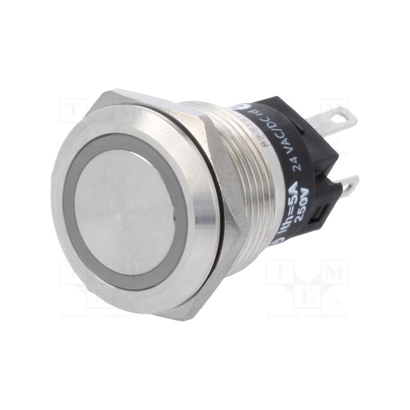 1 pcs x EAO - 82-5151.1114 - Switch: vandal resistant, Pos: 2, SPDT, 3A/240VAC, 3A/240VDC, red