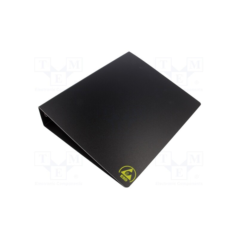 1 pcs x STATICTEC - STS1138 - Binder, ESD, A4, 65mm, Application: for storing documents, black