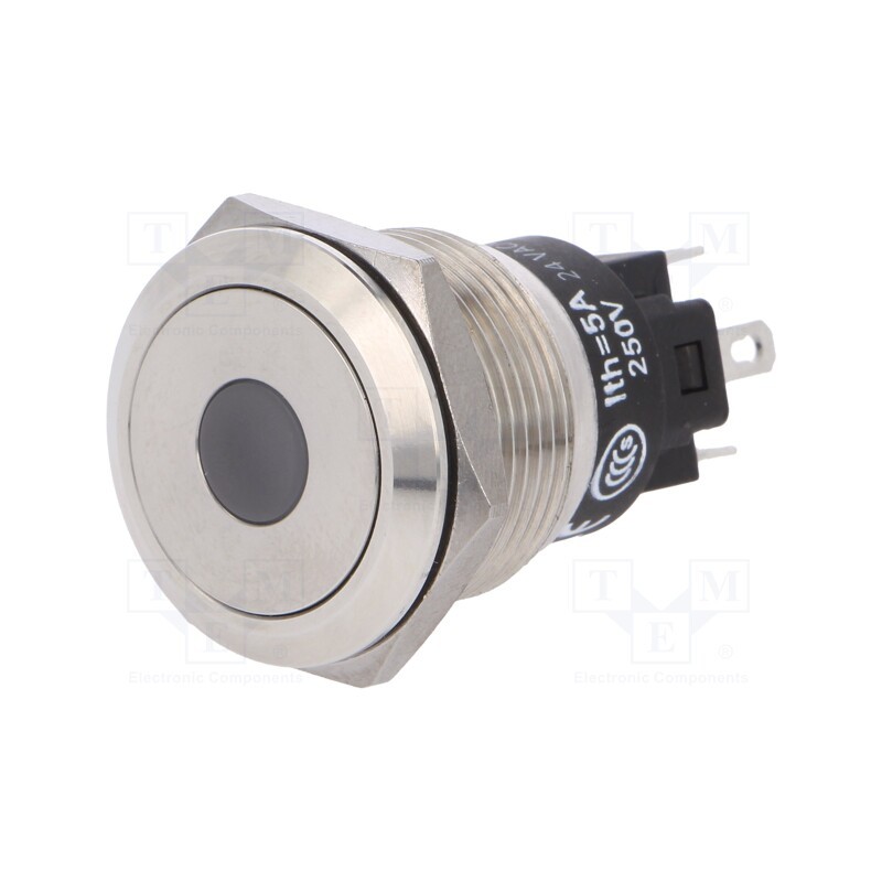 1 pcs x EAO - 82-5151.1234 - Switch: vandal resistant, Pos: 2, SPDT, 3A/240VAC, 3A/240VDC, green