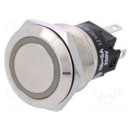 1 pcs x EAO - 82-5151.2133 - Switch: vandal resistant, Pos: 2, SPDT, 3A/240VAC, 3A/240VDC, ON-ON