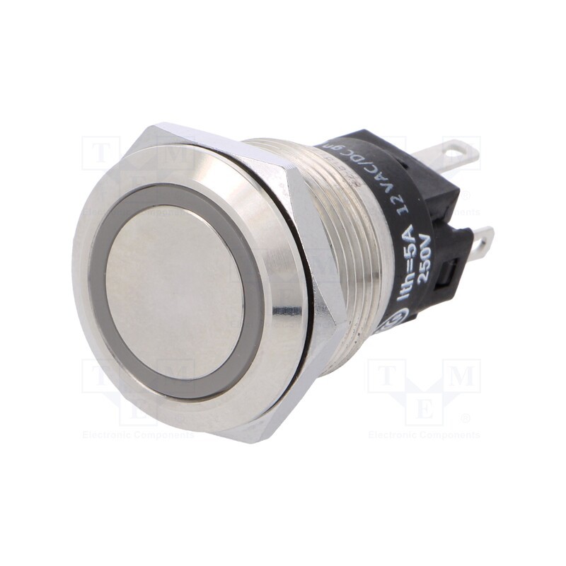 1 pcs x EAO - 82-5151.2133 - Switch: vandal resistant, Pos: 2, SPDT, 3A/240VAC, 3A/240VDC, ON-ON