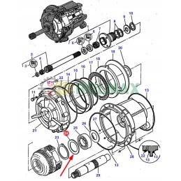 Massey Ferguson pad 3383476m1