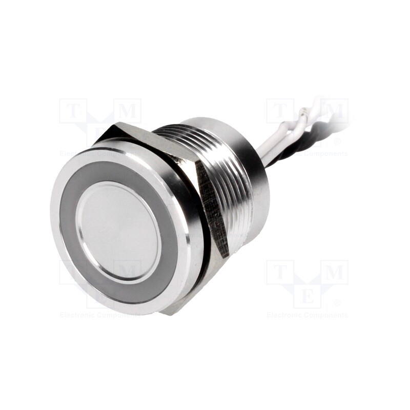 1 pcs x ONPOW - PS193P10YNT1W12VL - Switch: piezoelectric, Pos: 2, SPST-NO, 0.2A/24VAC, 0.2A/24VDC