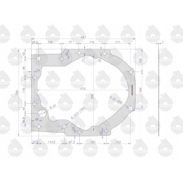 Seal for the intermediate gearbox body