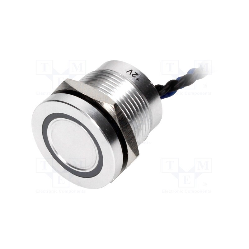 1 pcs x ONPOW - PS193P10YNT1B12VT - Switch: piezoelectric, Pos: 2, SPST-NO, 0.2A/24VAC, 0.2A/24VDC