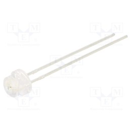 1 pcs x LUCKYLIGHT - 483VC1C-1B - LED, 4.8mm, red, 270mcd, 100°, Front: convex, 1.6÷2.4V, No.of term: 2