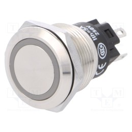 1 pcs x EAO - 82-5151.1124 - Switch: vandal resistant, Pos: 2, SPDT, 3A/240VAC, 3A/240VDC, blue