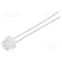1 pcs x LUCKYLIGHT - 483YC1C-1B - LED, 4.8mm, yellow, 350mcd, 100°, Front: convex, 1.6÷2.4V, THT