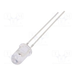 2 pcs x OPTOSUPPLY - OSIXCA5B41A - IR transmitter, 5mm, 866÷892nm, transparent, P opt: 60mW, 40°, THT