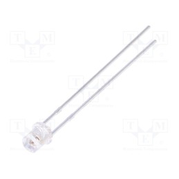 1 pcs x LUCKYLIGHT - LL-304YC1X-4C - LED, 3mm, yellow, 210÷350mcd, 110°, Front: flat, 1.6÷2.4V
