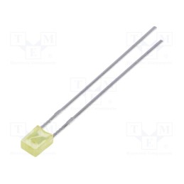 1 pcs x LUCKYLIGHT - LL-234YD2Q-1B - LED, rectangular, 3.2x2x4.15mm, yellow, 30÷70mcd, 130°, Front: flat
