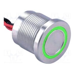 1 pcs x ONPOW - PS193P10YNT1G24VT - Switch: piezoelectric, Pos: 2, SPST-NO, 0.2A/24VAC, 0.2A/24VDC