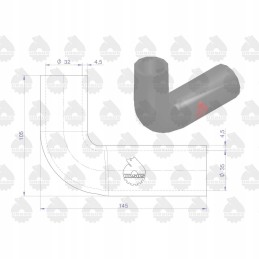 Armored water pump cable mf3 original 34821422u