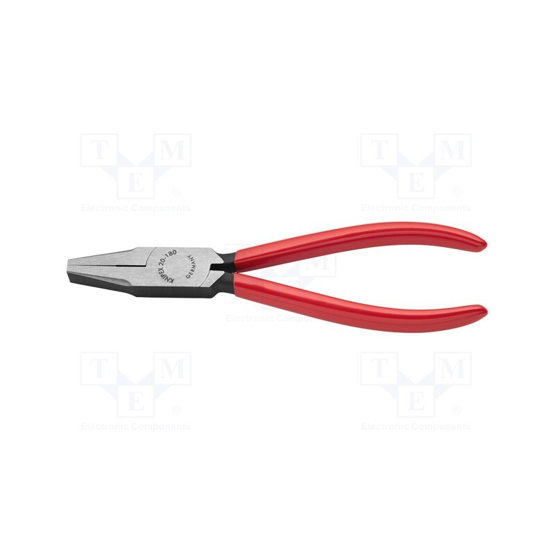 1 pcs x KNIPEX - 20 01 180 - Pliers, flat, 180mm