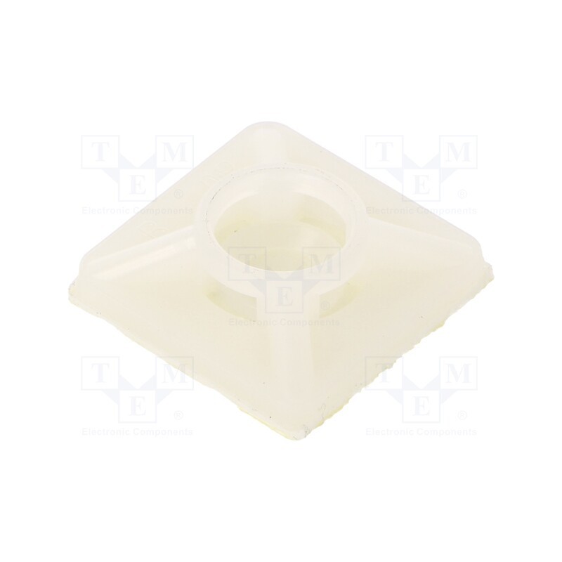 100 pcs x BM GROUP - BMB0901 - Holder, self-adhesive, polyamide, UL94V-2, natural, Ht: 5.4mm