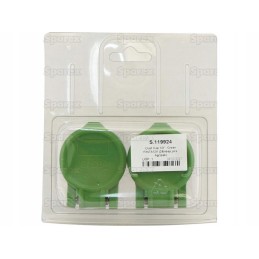 Faster plug 1 2 green fits dota12v 2 pcs