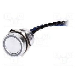 1 pcs x ONPOW - PS165P10YNT1B12V - Switch: piezoelectric, Pos: 2, SPST-NO, 0.2A/24VAC, 0.2A/24VDC