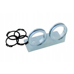 Double holder for euro push pull quick connectors