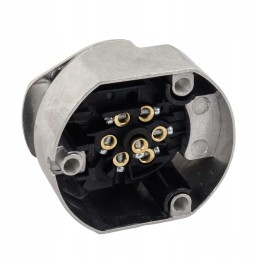 7-pole electrical socket for metal trailers