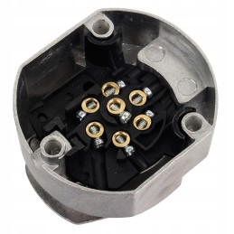 7-pole electrical socket for metal trailers