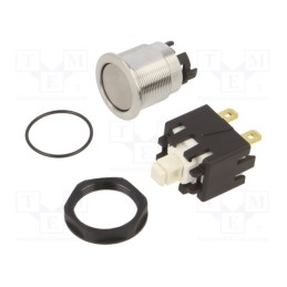 1 pcs x SCHURTER - 1241.6821.1110000 - Switch: vandal resistant, Pos: 2, SPST-NO, 12A/250VAC, OFF-ON