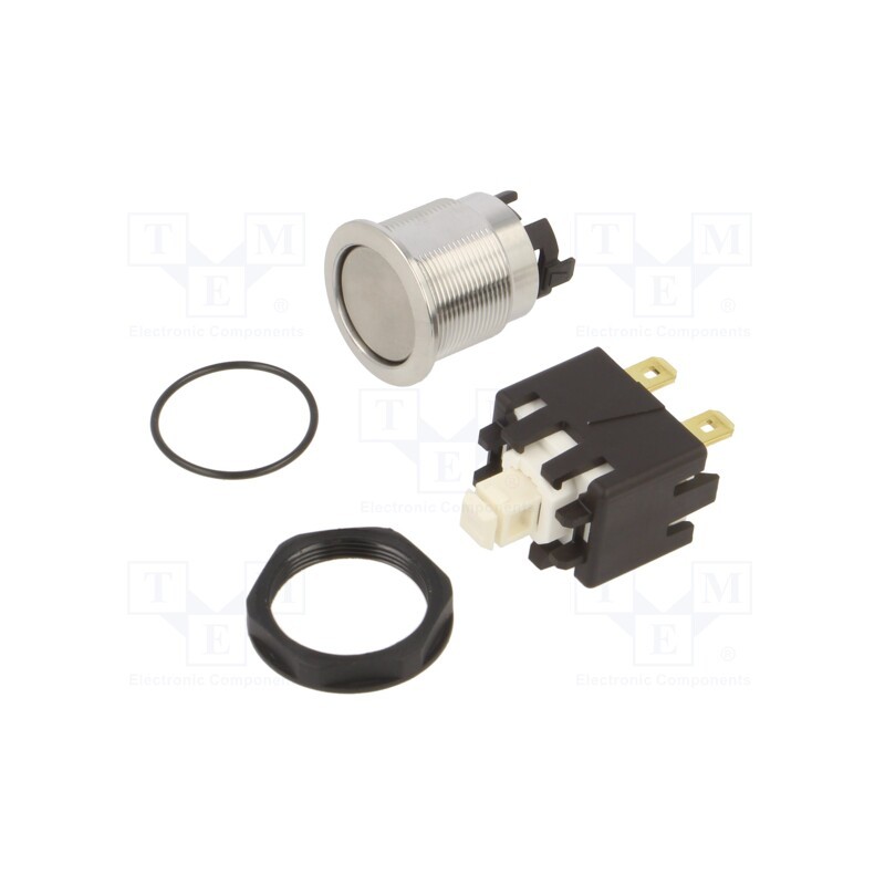 1 pcs x SCHURTER - 1241.6821.1110000 - Switch: vandal resistant, Pos: 2, SPST-NO, 12A/250VAC, OFF-ON