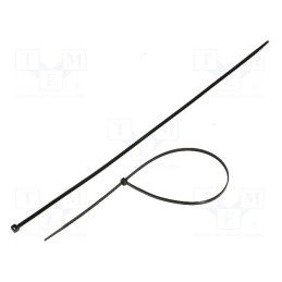 100 pcs x KSS WIRING - CV-450MBK - Cable tie, L: 450mm, W: 4.8mm, polyamide, 215.5N, black, Ømax: 130mm