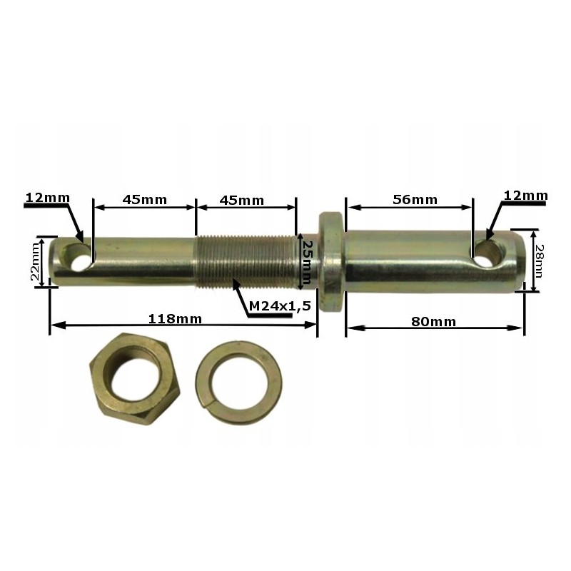 Pin for M22 28mm machines