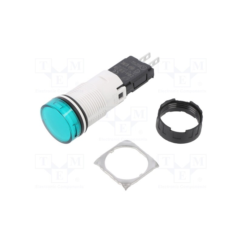 1 pcs x SCHNEIDER ELECTRIC - XB6AV3BB - Control lamp, 16mm, Harmony XB6, -25÷70°C, Illumin: LED, Ø16mm