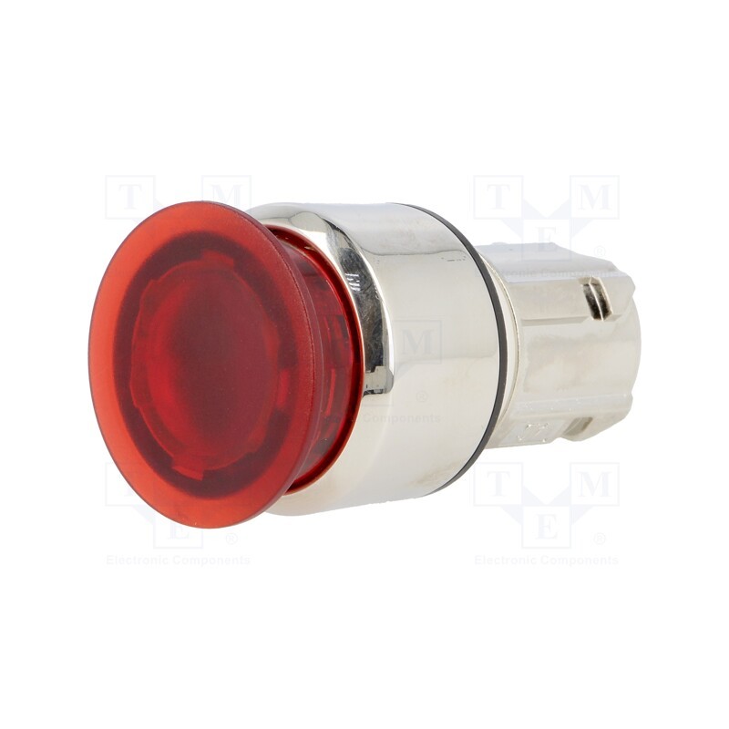 1 pcs x SIEMENS - 3SU1051-1AA20-0AA0 - Switch: push-button, 22mm, Stabl.pos: 2, red, IP67, mushroom, Pos: 2