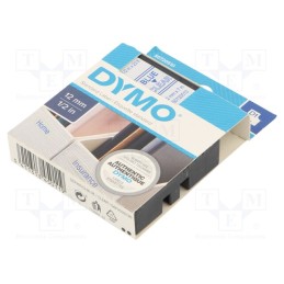 1 pcs x DYMO - S0720510 - Tape, 12mm, 7m, transparent, Character colour: blue
