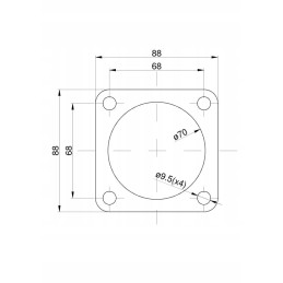 C 385 gearbox cover gasket