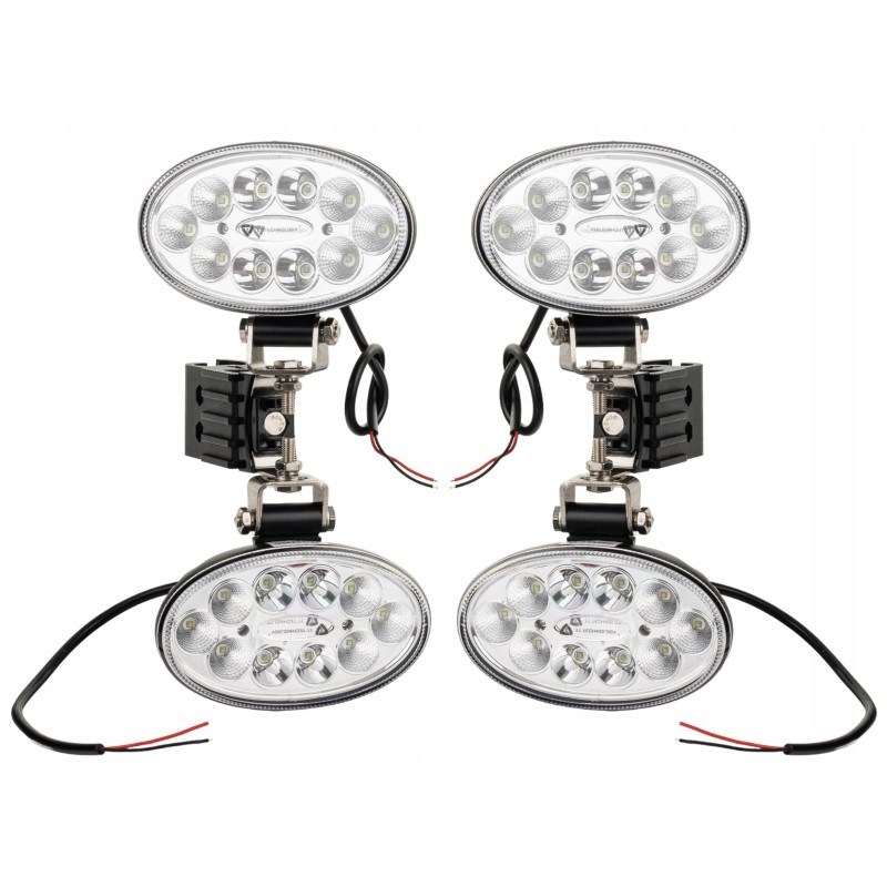 40 LED work lamps with a 22-25 mm tube holder