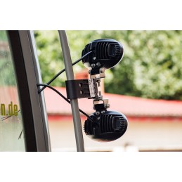 40 LED work lamps with a 22-25 mm tube holder