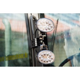 40 LED work lamps with a 22-25 mm tube holder