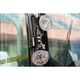 40 LED work lamps with a 22-25 mm tube holder