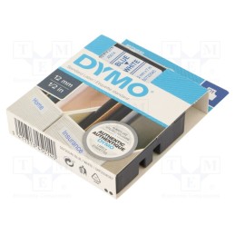 1 pcs x DYMO - S0720540 - Tape, 12mm, 7m, white, Character colour: blue