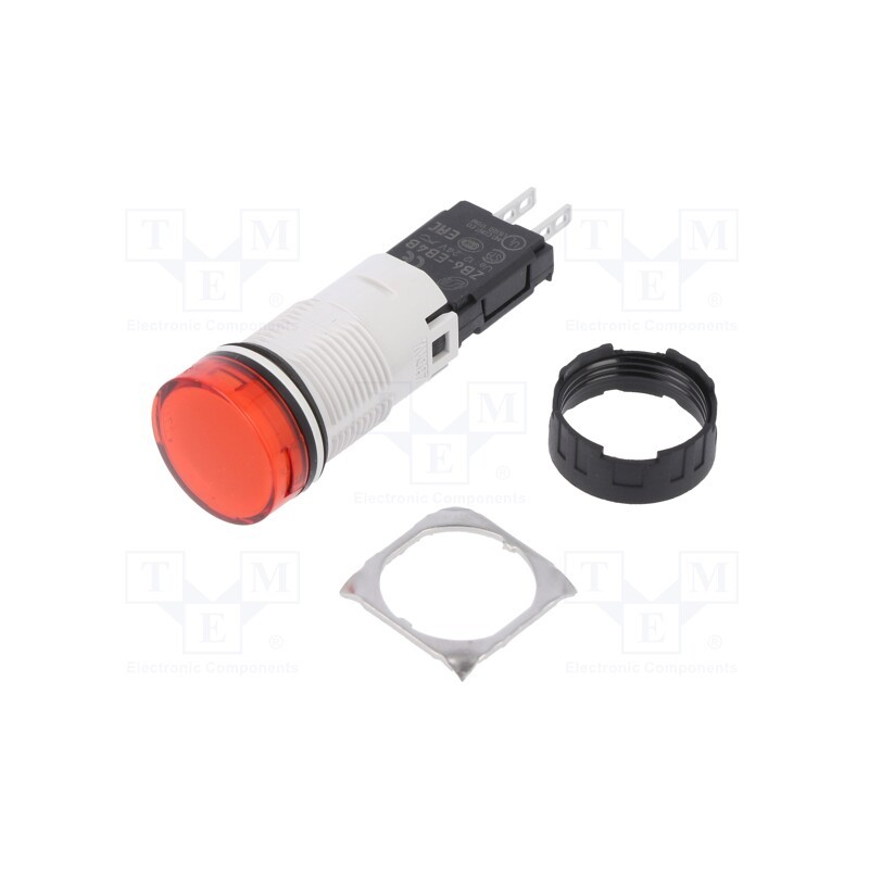 1 pcs x SCHNEIDER ELECTRIC - XB6AV4BB - Control lamp, 16mm, Harmony XB6, -25÷70°C, Illumin: LED, Ø16mm