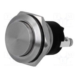 1 pcs x BULGIN - MP0037/2 - Switch: vandal resistant, Pos: 2, SPST, 1A/50VAC, 1A/50VDC, IP68