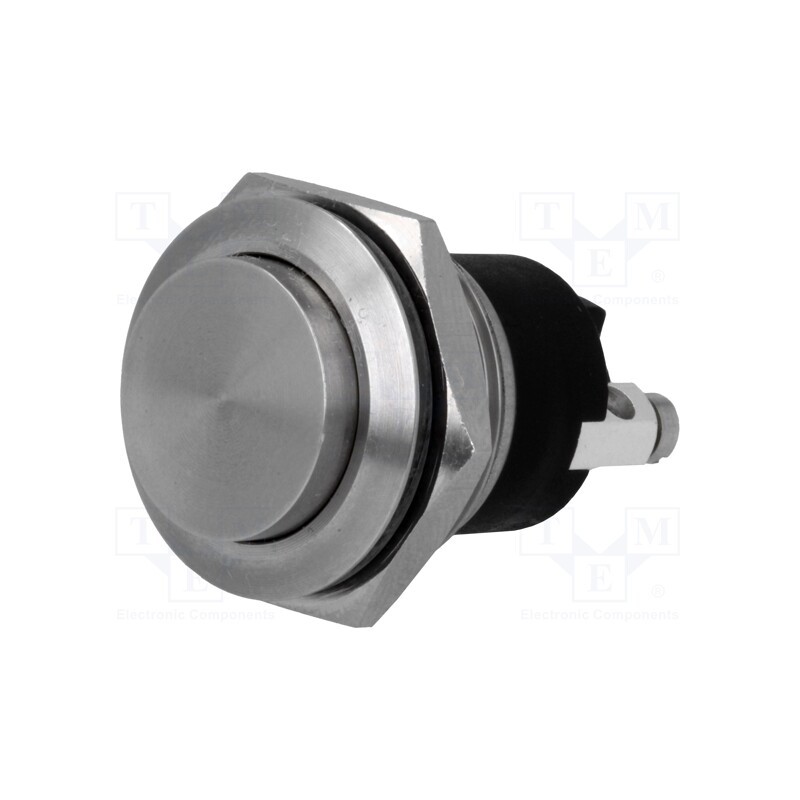 1 pcs x BULGIN - MP0037/2 - Switch: vandal resistant, Pos: 2, SPST, 1A/50VAC, 1A/50VDC, IP68