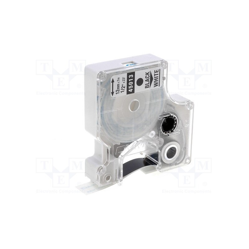 1 rol x DYMO - S0720530 - Tape, 12mm, 7m, white, Character colour: black