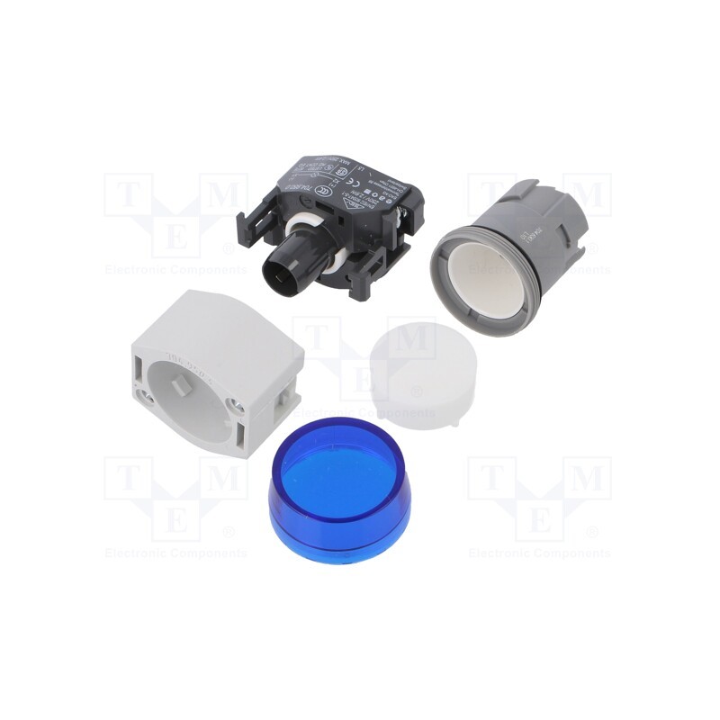 1 pcs x EAO - 704.000.6 - Control lamp, 22mm, OptoHiT, -40÷55°C, Ø22.3mm, IP65, blue