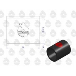 Rubber fabric-reinforced C 330 water pipe original