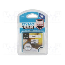 1 pcs x DYMO - 1978364 - Tape, 12mm, 5.5m, white, Character colour: black