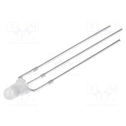1 pcs x OPTOSUPPLY - OSRGHC3132A - LED, 3mm, red/yellow-green, 30°, Front: convex, 1.8÷2.6/1.8÷2.6V