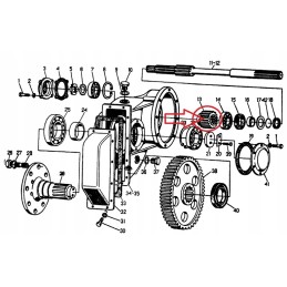 Small hub reduction wheel Ursus C 330 50013240