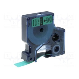 1 rol x DYMO - S0720590 - Tape, 12mm, 7m, green, Character colour: black