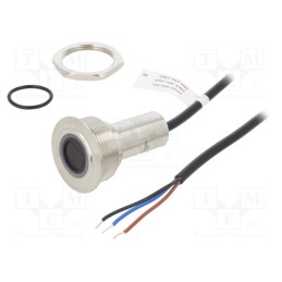 1 pcs x ONPOW - ONPOW91-30E-10BY-SS-GR - Switch: vandal resistant, Pos: 2, SPST-NO, 300mA/24VDC, IP65, 1.5kV