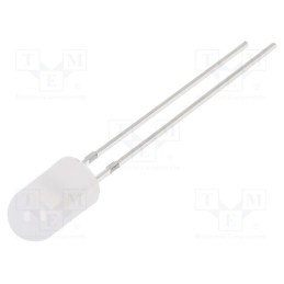 1 pcs x OPTOSUPPLY - OSW5YK5E32B - LED, 5mm, white cold, 750÷1120mcd, 30°, Front: convex, 2.8÷3.6V